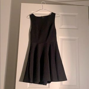 Lulus open back Black Dress